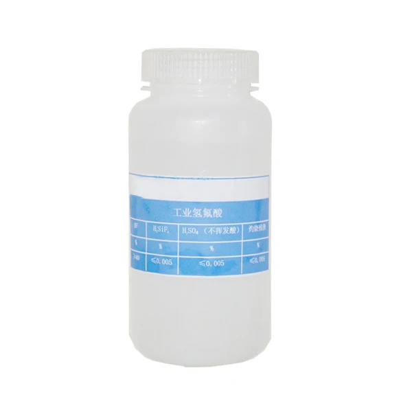 
High purity 99.98 HF hydrofluoric acid for sale 