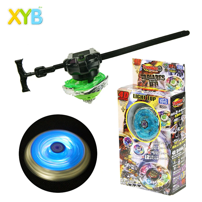 
XYB LED Light Beyblades Burst Bayblade Shining Spinning Top Toys Set Twinkling With Launcher Gyro Toy for kids Children Gifts 