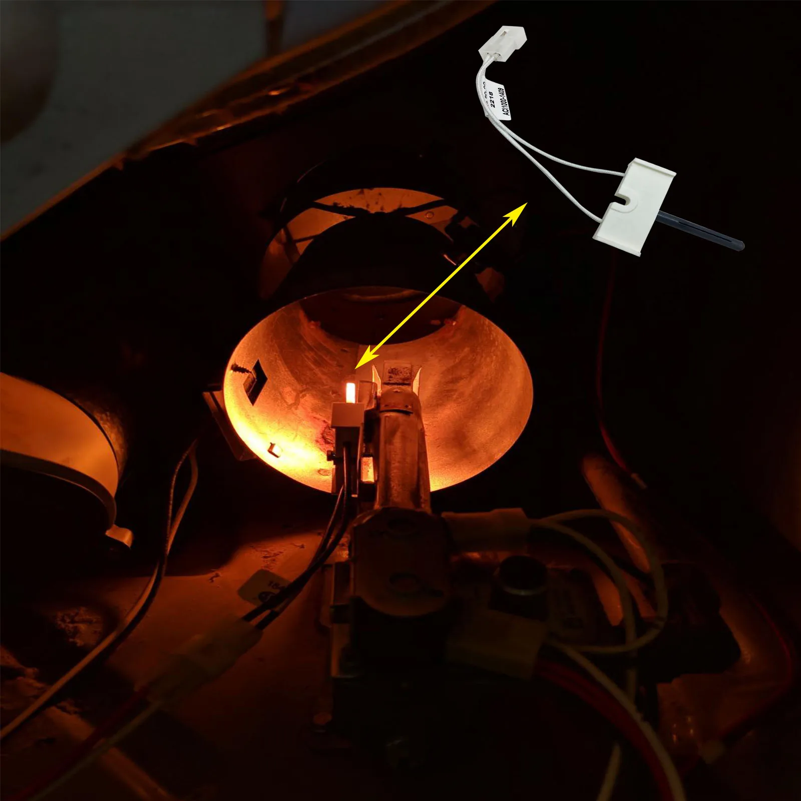 Mensi Replacement Of Whirlpool Gas Dryer 4391996 flat Igniter We4x750