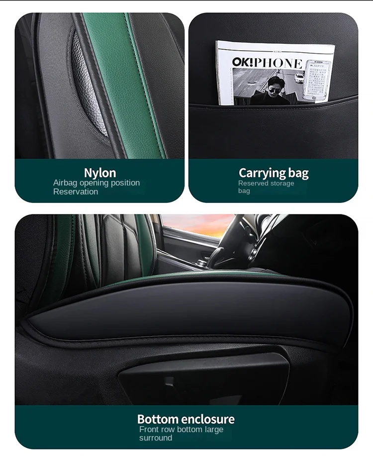 All-Car Five-Seat Leather Cover Fully Encircled Four Seasons Universal Wear-Resistant Dirt-Resistant Breathable Car Seat Cushion supplier