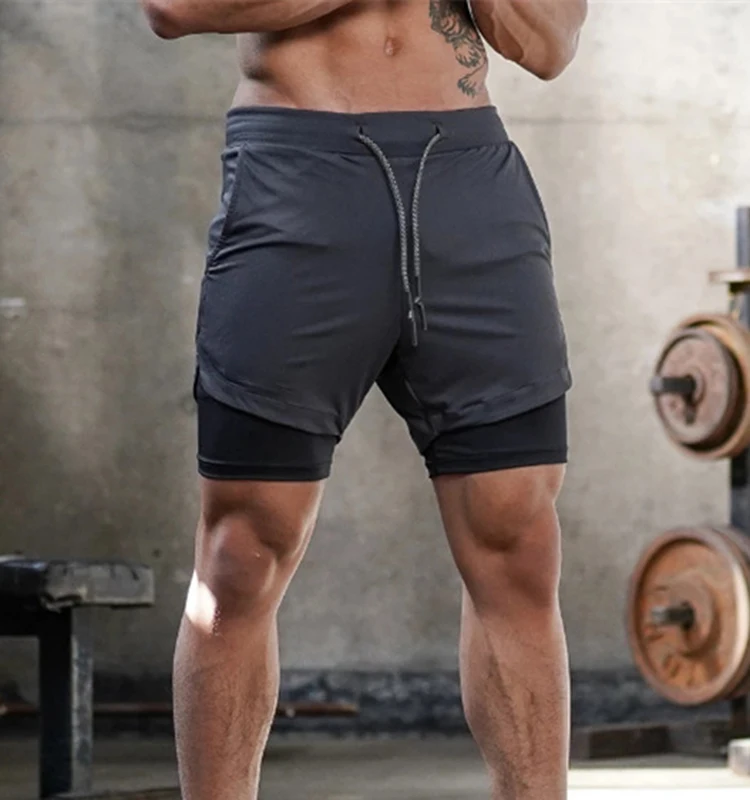 Hommes Maille Short Musculation Course SPORTS Jogger Entraînement Fitness Pants 