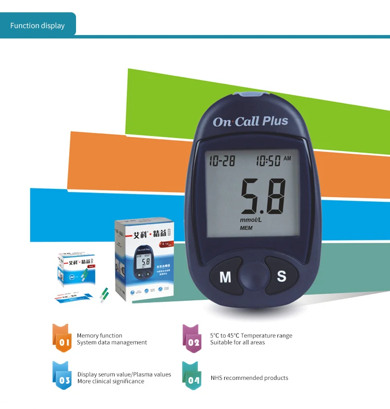 Best Selling Blood Sugar Test Machine Price Blood Glucose Meter Buy