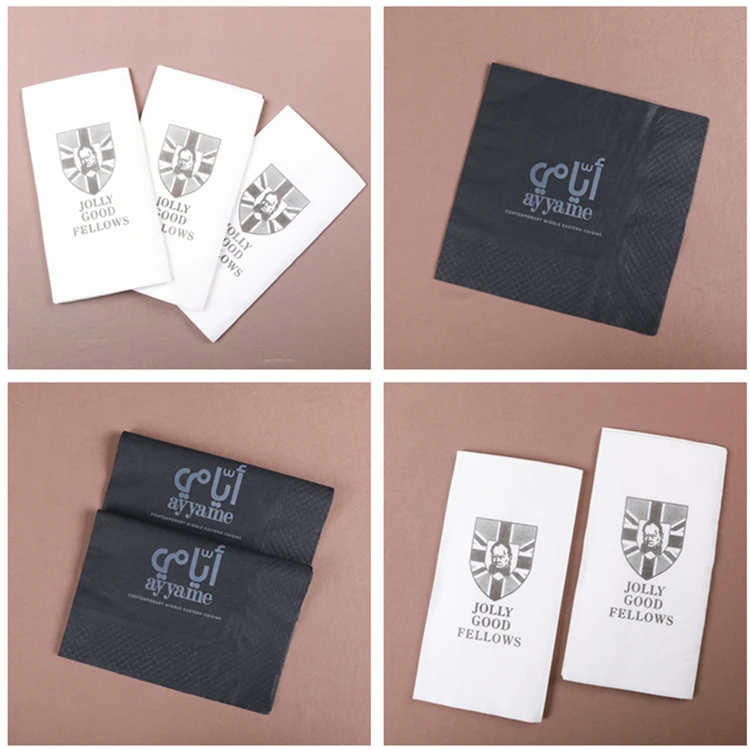 printed dinner napkin