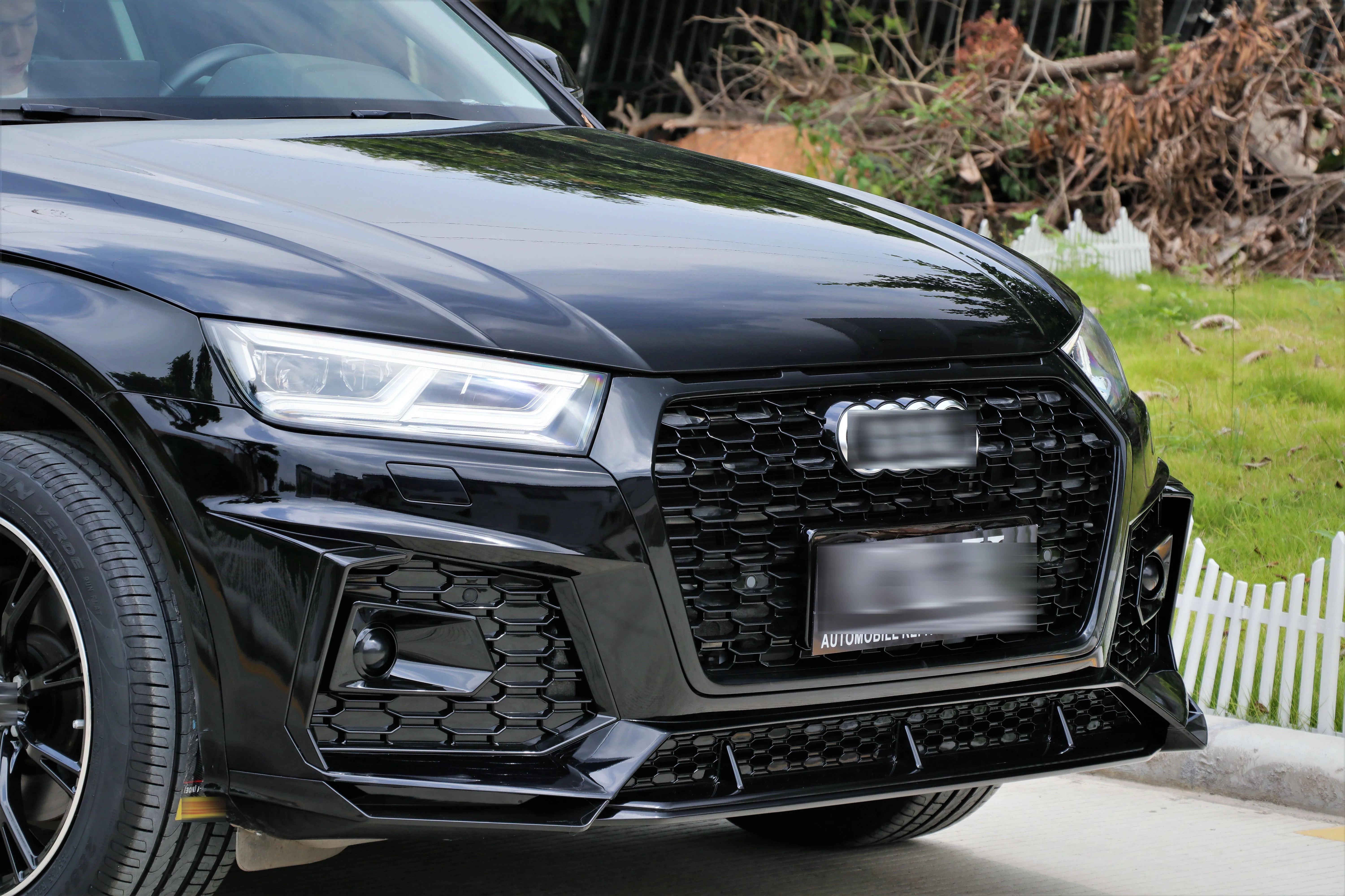 New Style For Audi Q5 Upgrade To Rsq5 Sq5 Star Shine Car Bumper 2018 In