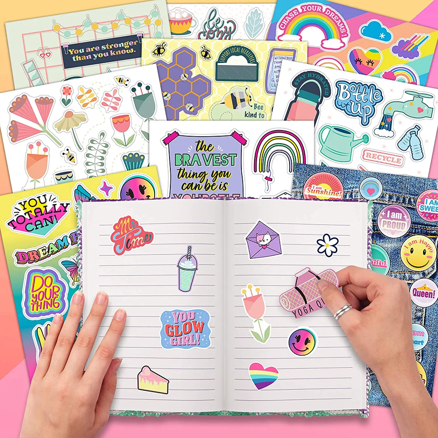 Stickers For Kids Fun Craft Stickers For Scrapbooks,Planners,40 Page ...