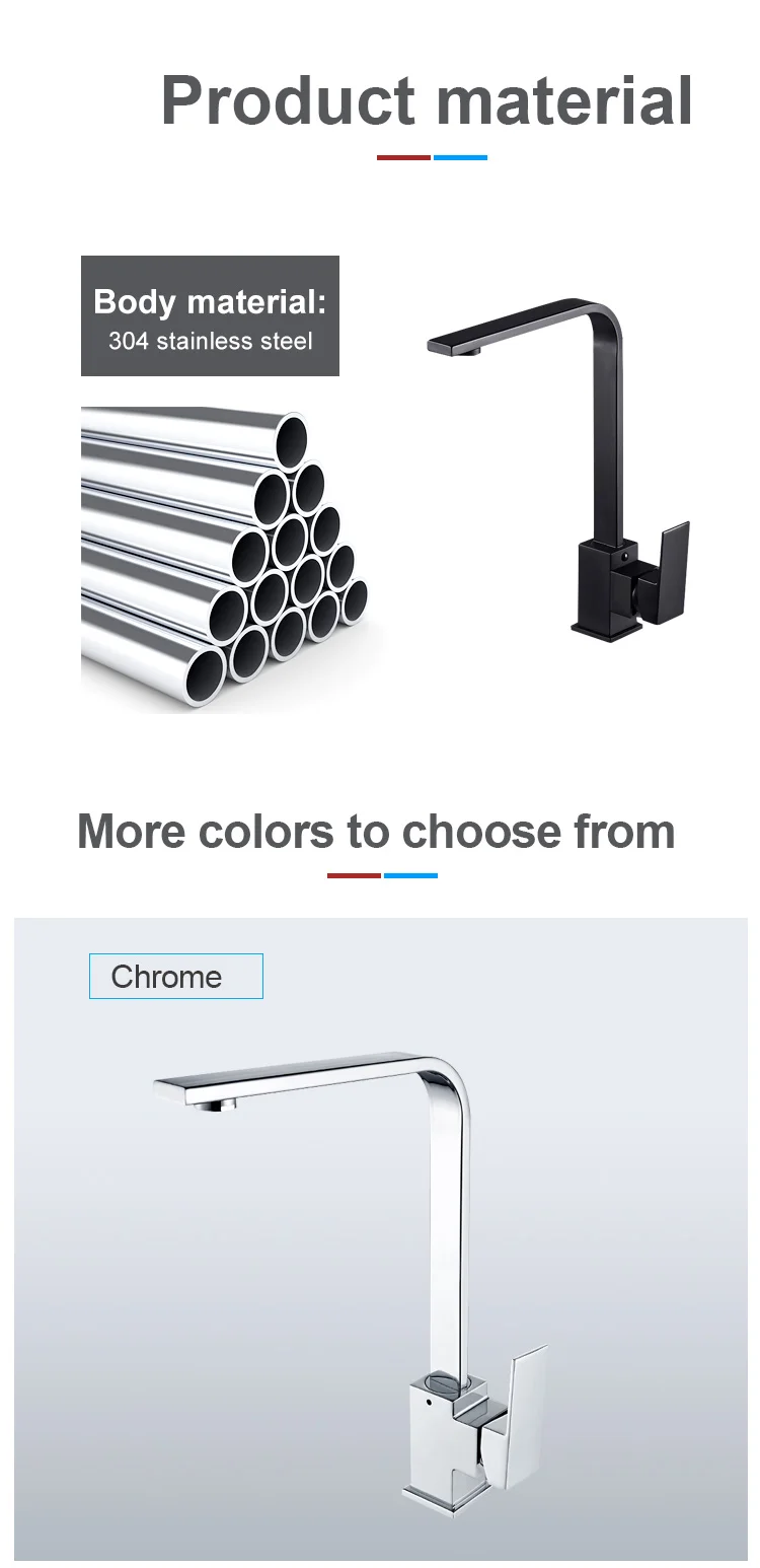 2021 kitchen faucet stainless steel 304 water tap modern kichen kitchen taps brass matte black kitchen mixer sink faucets