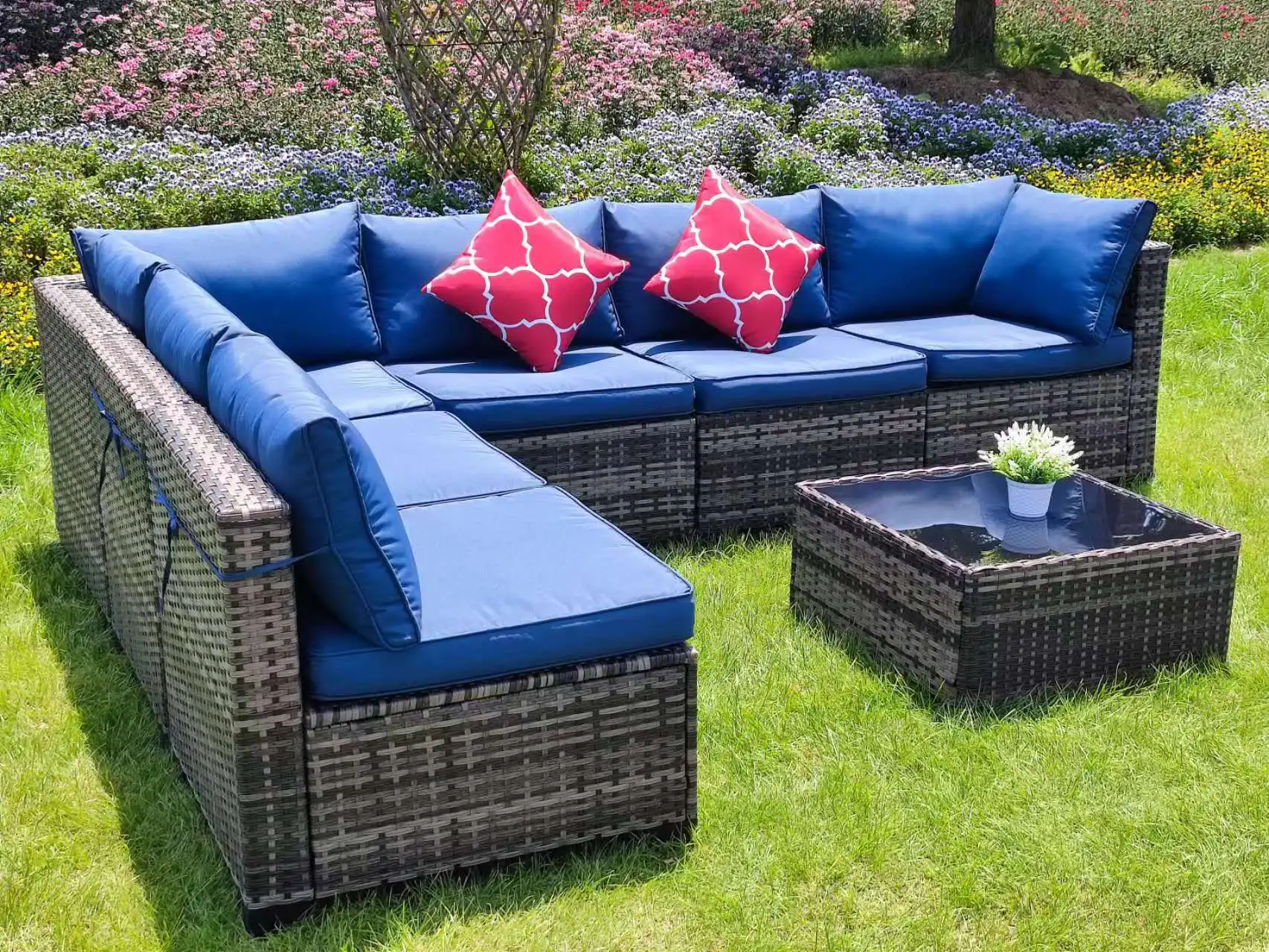 Modern High Quality Outdoor Patio Furniture Garden Allweather Rattan