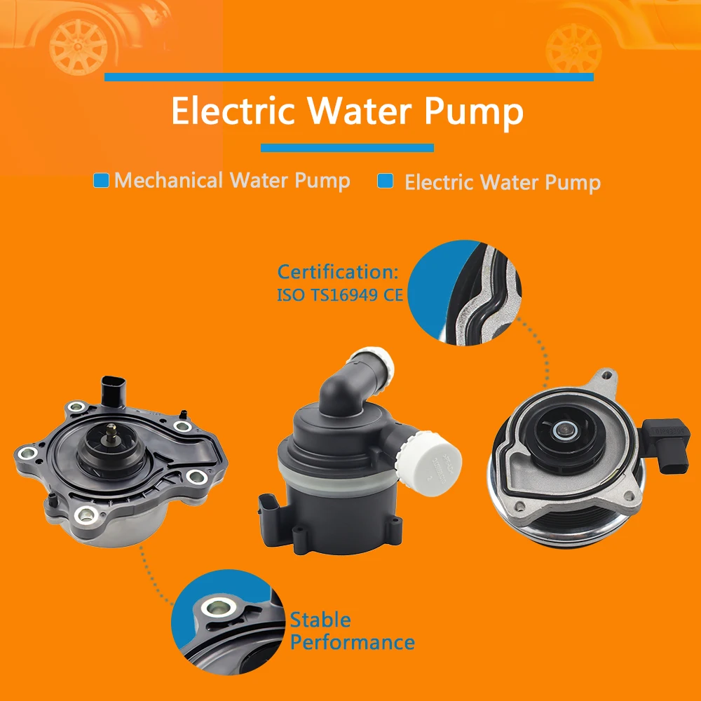 12v Electric Car Engine Water Pumps For Bmw Series 1 3 5 525i X1 X3 X5