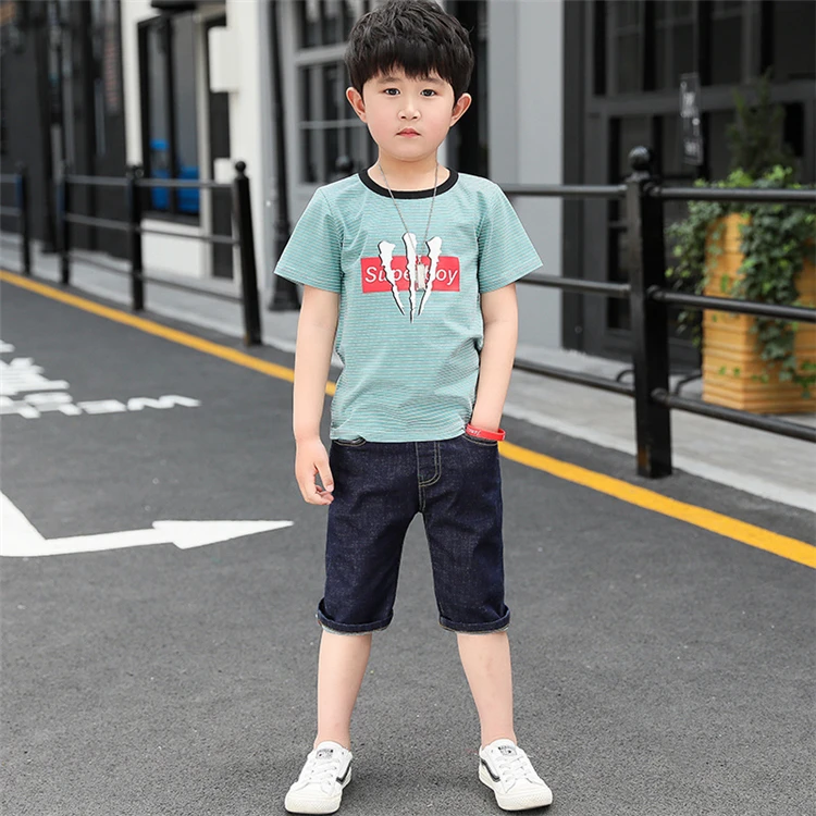 Factory Directly Sale Big Boys Clothing Suits Pants Set 6-12 Years Boys ...