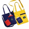 Canvas Tote Casual Beach Bags Large Capacity Foldable Letter Ladies One Shoulder Shopping Bags
