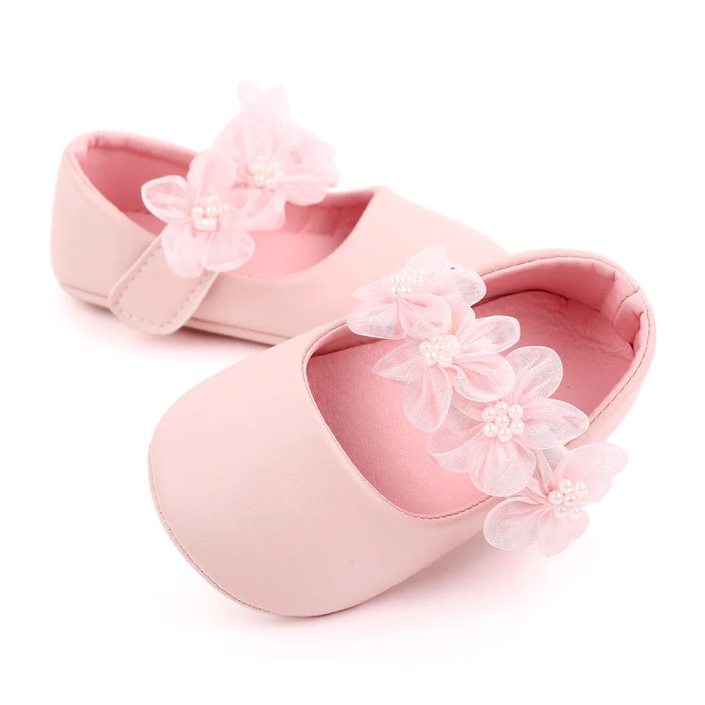 High Quality Baby Shoes Flower Princess Shoes Girls Toddlers factory