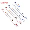 Cute fancy train shape LED ball pen for gift