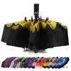 High quality 3 folding reverse auto open close umbrella