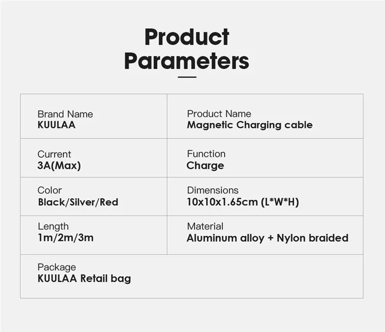 2020 new magnetic cable
