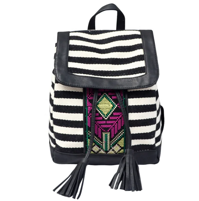 

Hot sale Drawstring Large Capacity Atzec Style Ethnic Style Women's Backpack Handbag, Same as pics