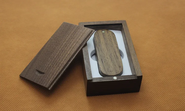 Factory Bamboo Custom U Disk USB 2.0 3.0 Flash Drive Promo Gift USB Stick With Wood Box 500MB 2GB 8GB 32GB 64GB 128GB - ANKUX.COM