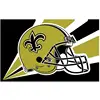 Custom 100%polyester 3x5ft NFL New Orleans Saints flag