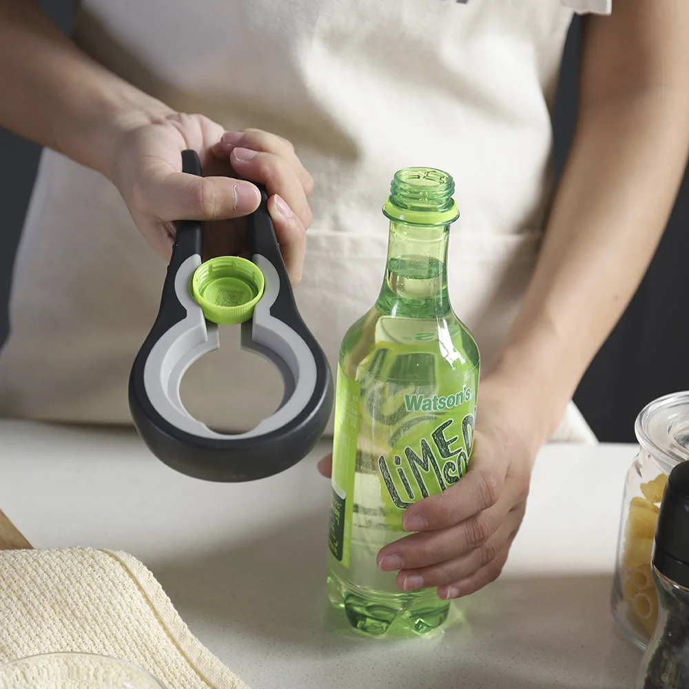 Rubber Can Opener Kitchen Tool 4 In 1 Adjustable Grip Jar Opener For