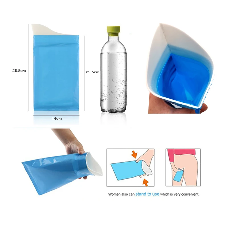 Disposable Urine Bags With Gel Easy To Use Emergency Pee Vomit Bags