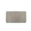 Large round flower non-slip massage easy clean pvc bath mat with suction cup