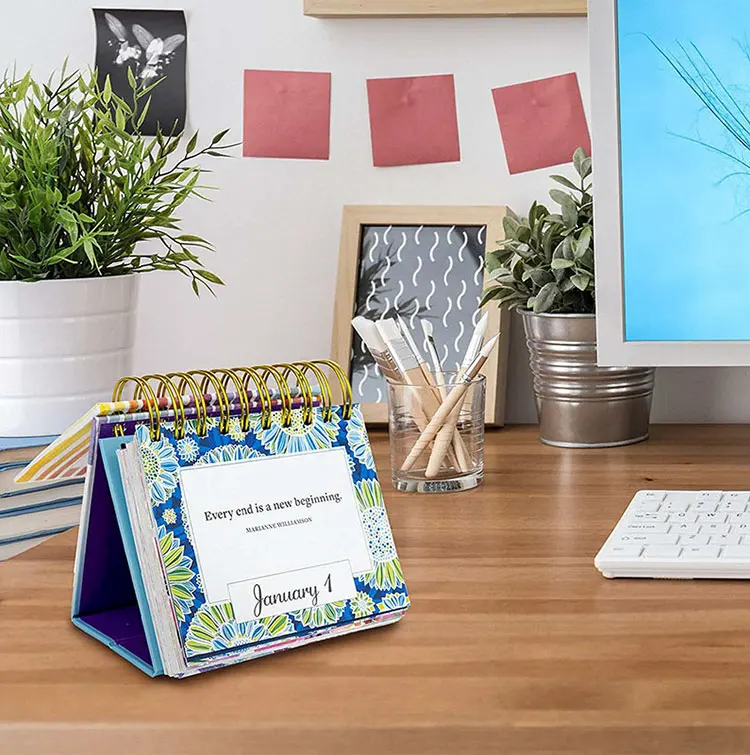 Custom Printing 365 Day A Page Creative Mini Daily Desk Calendar Buy Custom Printing 365 Day A Page Creative Mini Daily Desk Calendar Buy