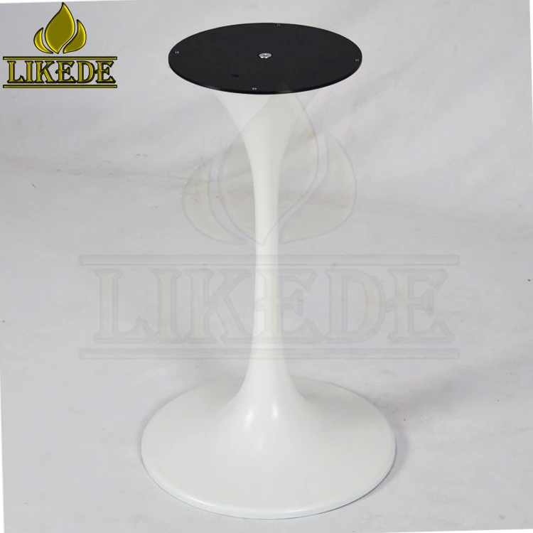 White Metal Trumpet Table Leg and Tea Table Leg Coffee Table Leg