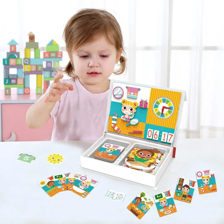 Jeu Magnétique Visages à Créer - Boîte Voyage - Tableau Double Face - Éducatif 3 Ans Et Plus - Apprentissage Ludique