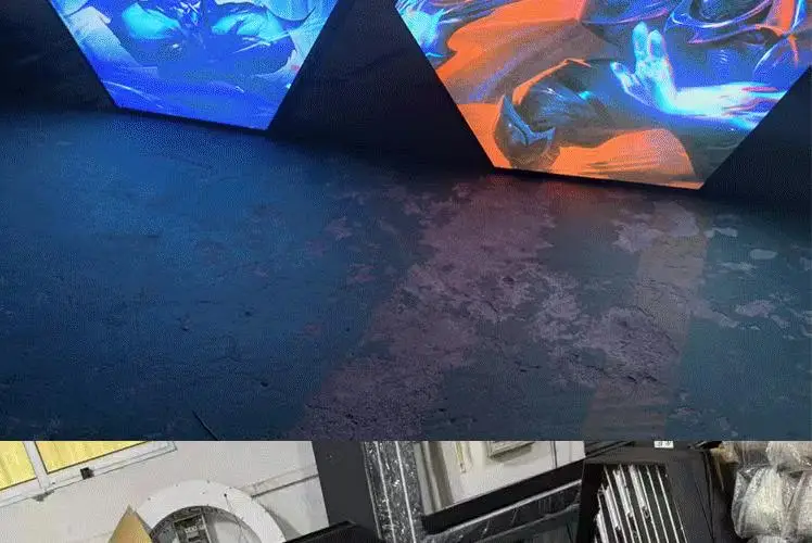 product billiard hall atmosphere light hexagonal logo pattern decorative pendant light gym internet cafe barber shop supermarket light-11