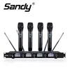 PA Sound System Transmitter Receiver Wireless Microphone Dj Speakers