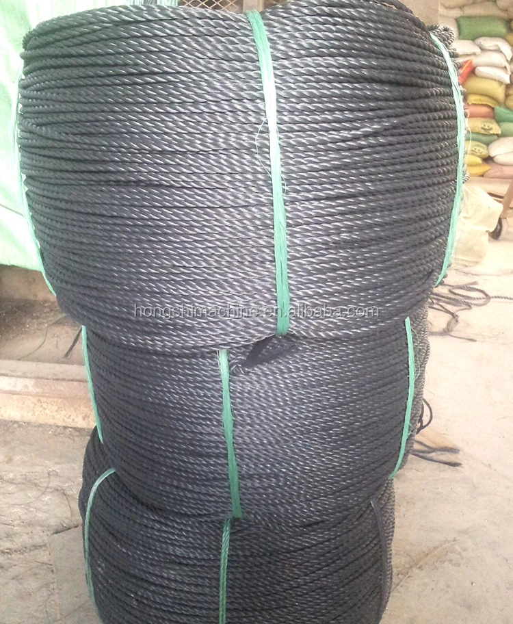 High Performance 3 Strand Twisted Coconut Fiber Coir Rope Making