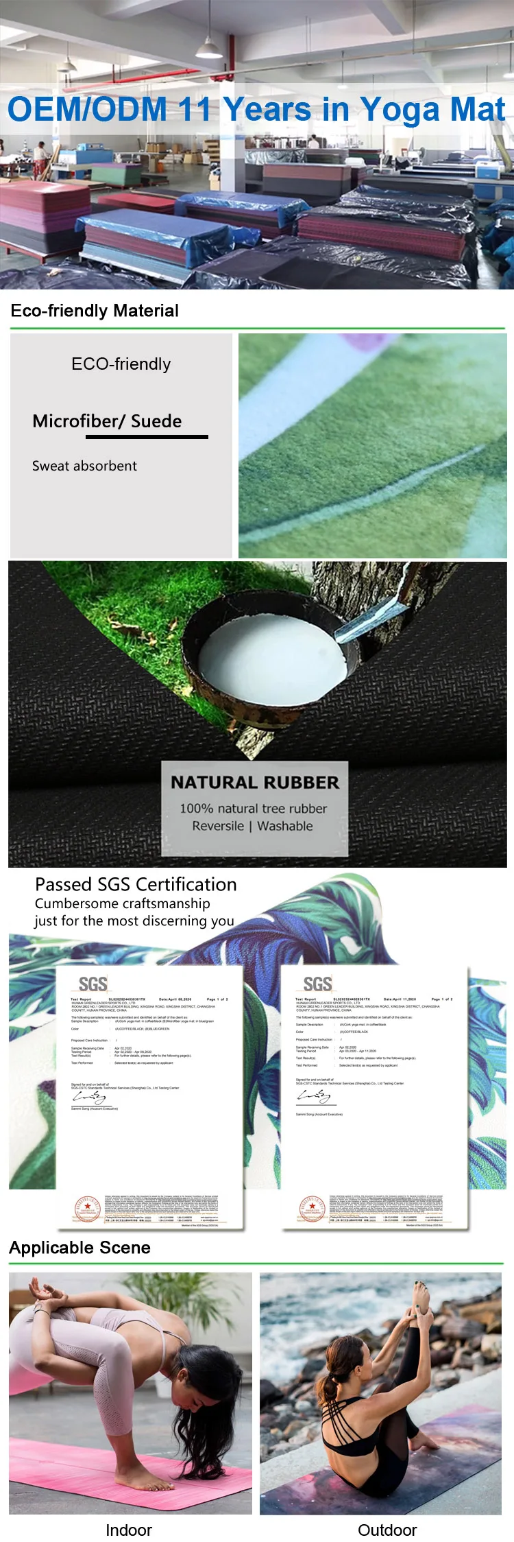 Custom Oem Hanging Holes Yoga Mat With Eyelet Buy Yoga Mat With