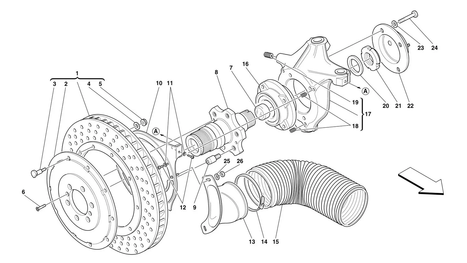 1j0407255汽车铝制卡丁车转向节卡丁车,用于奥迪斯柯达明锐座椅leon