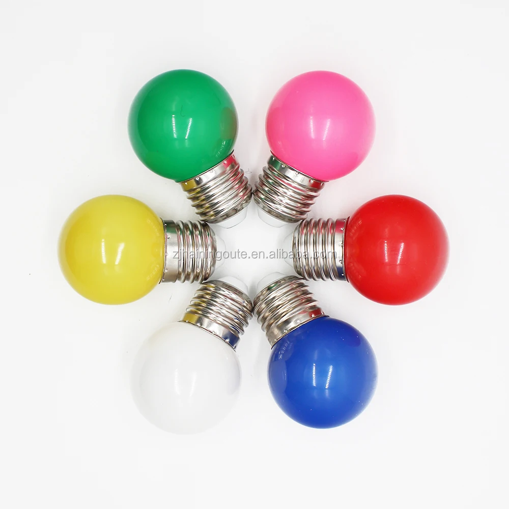 E26 E27 B22 E12 E14 G45 LED Filament Light colorful Bulb