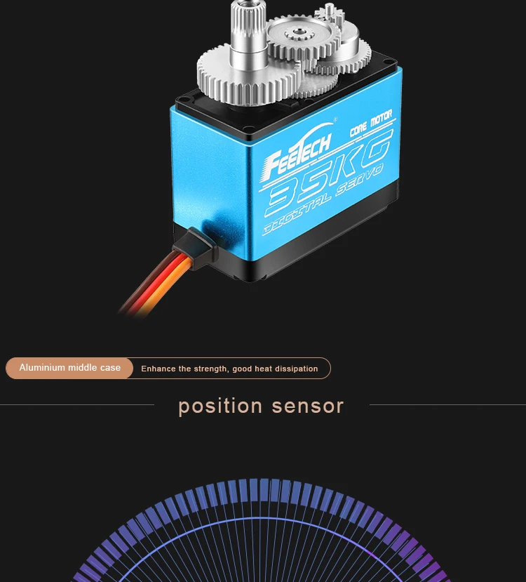 Feetech Ft5330m 35kg Standard Rc Buggy Truck Car Servo Digital Hobby