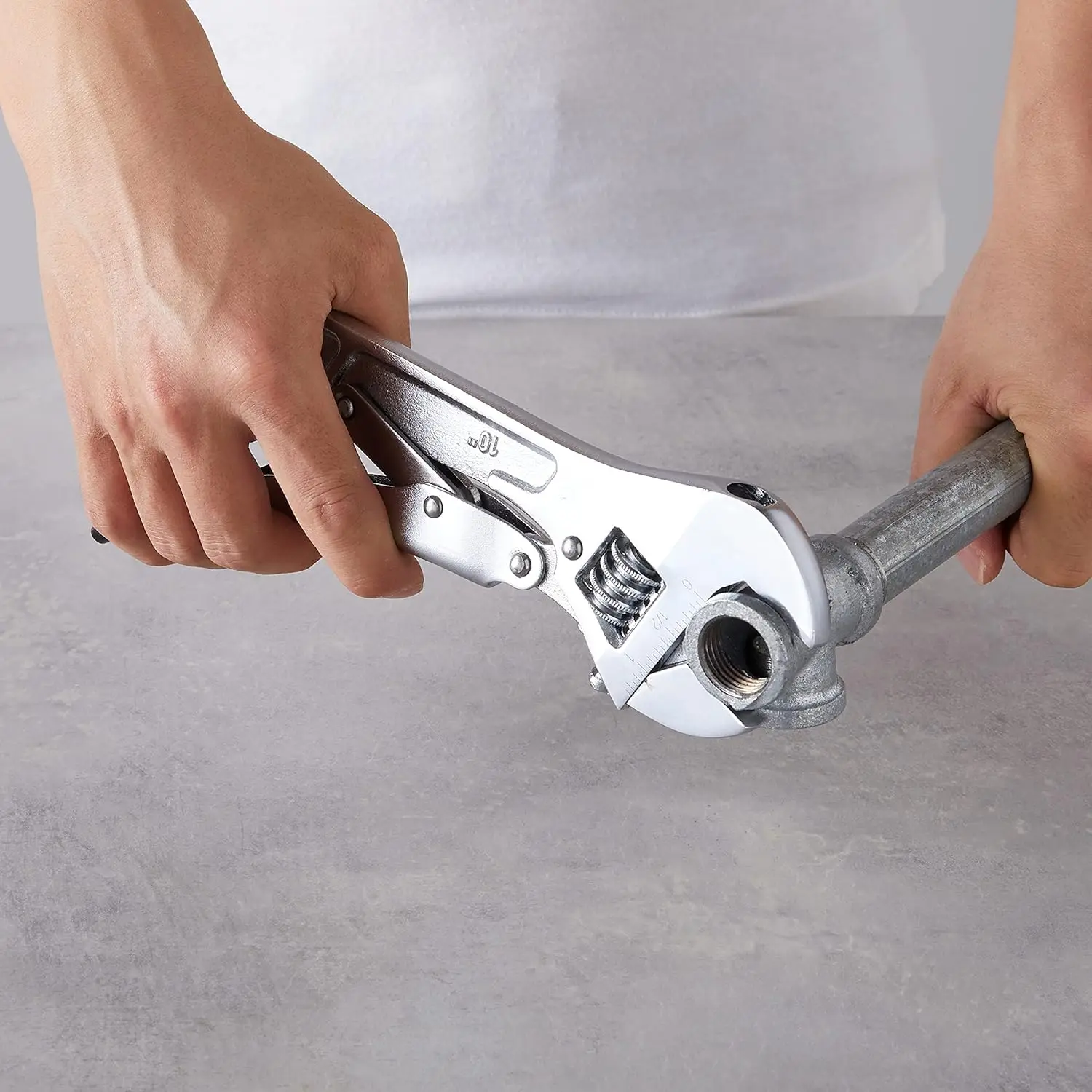 Peaktop Locking Adjustable Wrench, Locking Adjustable Spanner| Alibaba.com