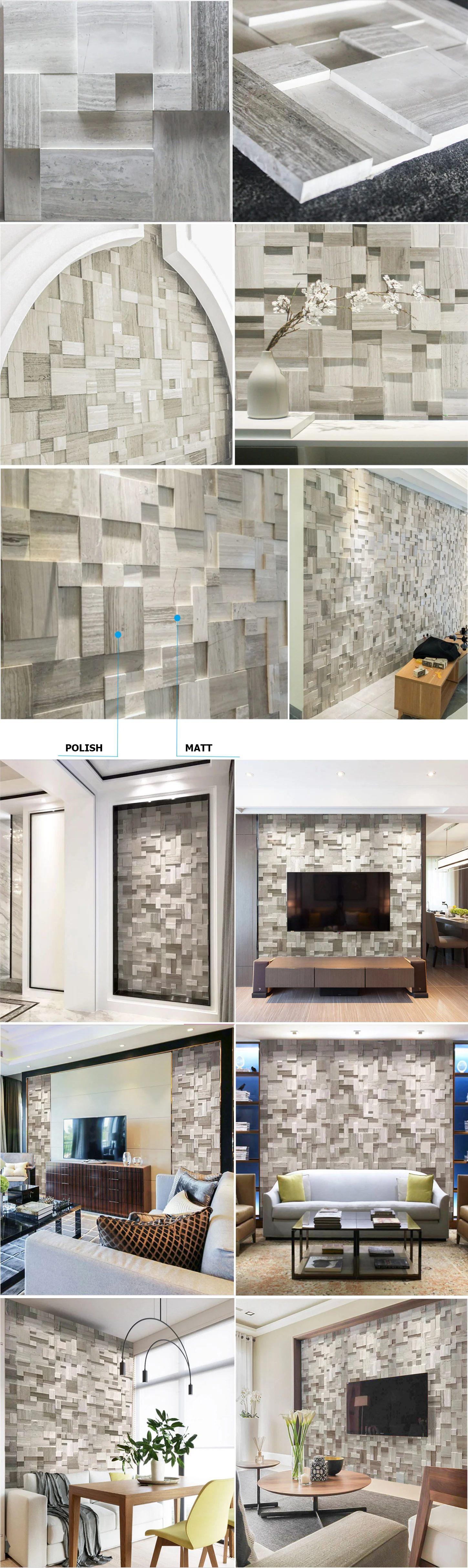 Luxurious Decorative Wall and Floor Natural marble Mosaic Patterns