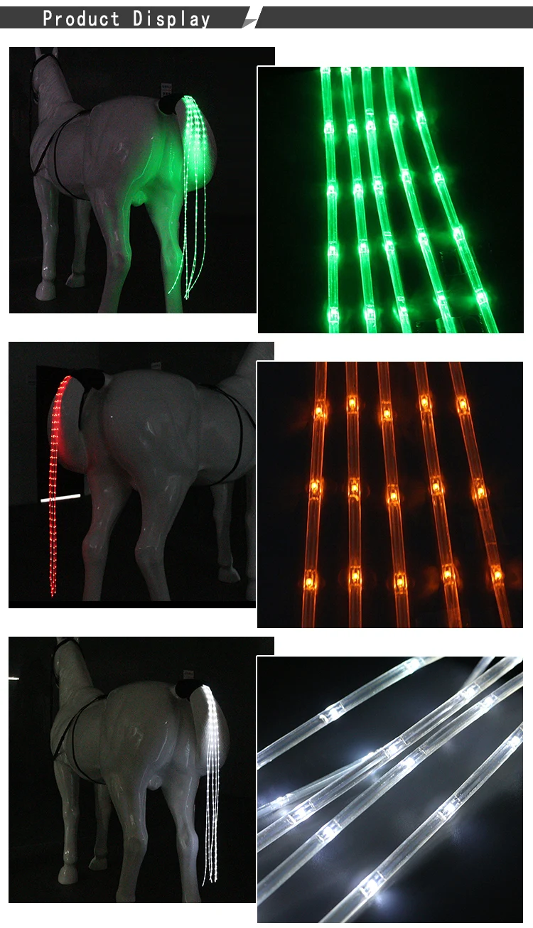 Usb Rechargeable Led Horse Tail Lights For Riding Buy Led Horse Tail