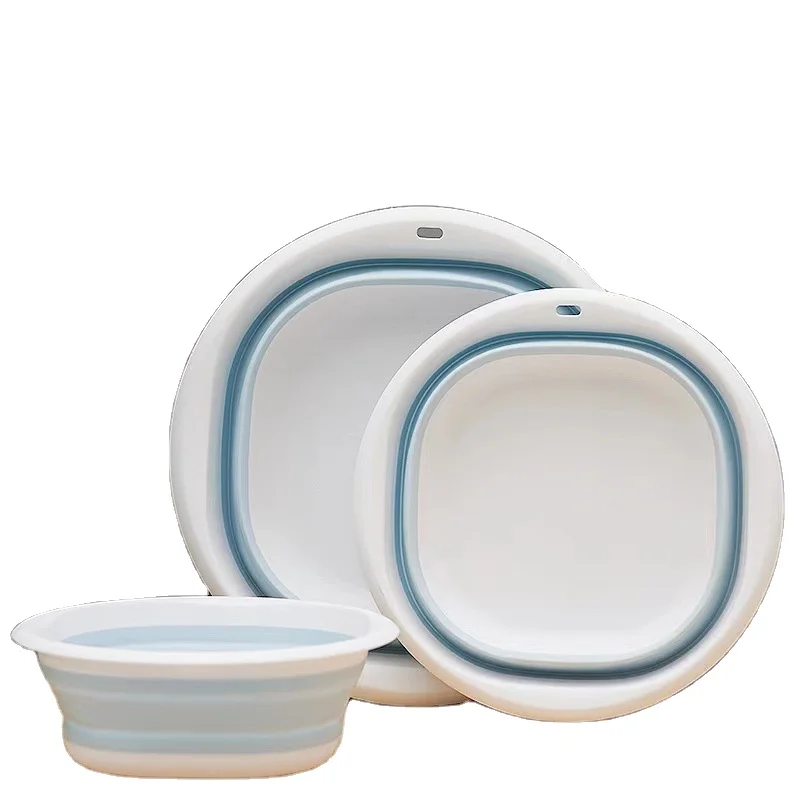 Washbin Household Foldable Washbasin Convenient Travel Laundry Plastic ...