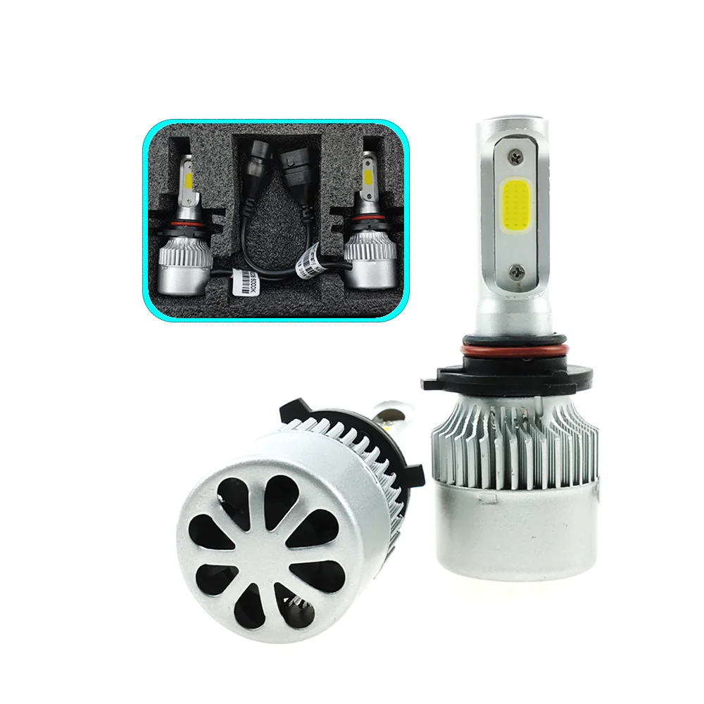 H4 led light bulbs COB LED Chips 3600lm 9V-32V 36W S2 Car Led Headlight Bulbs High Beam & Low Beam  H4/H13/9007/9004 Low Price