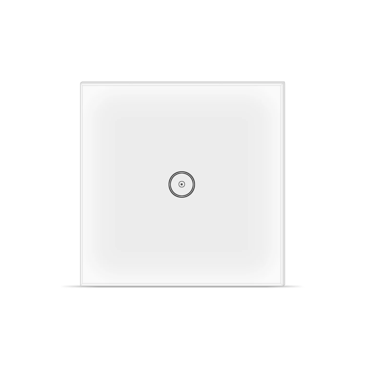 UK type zigbee 1 gang 2 gang 3gang Crystal panel smart light switch with alexa google home