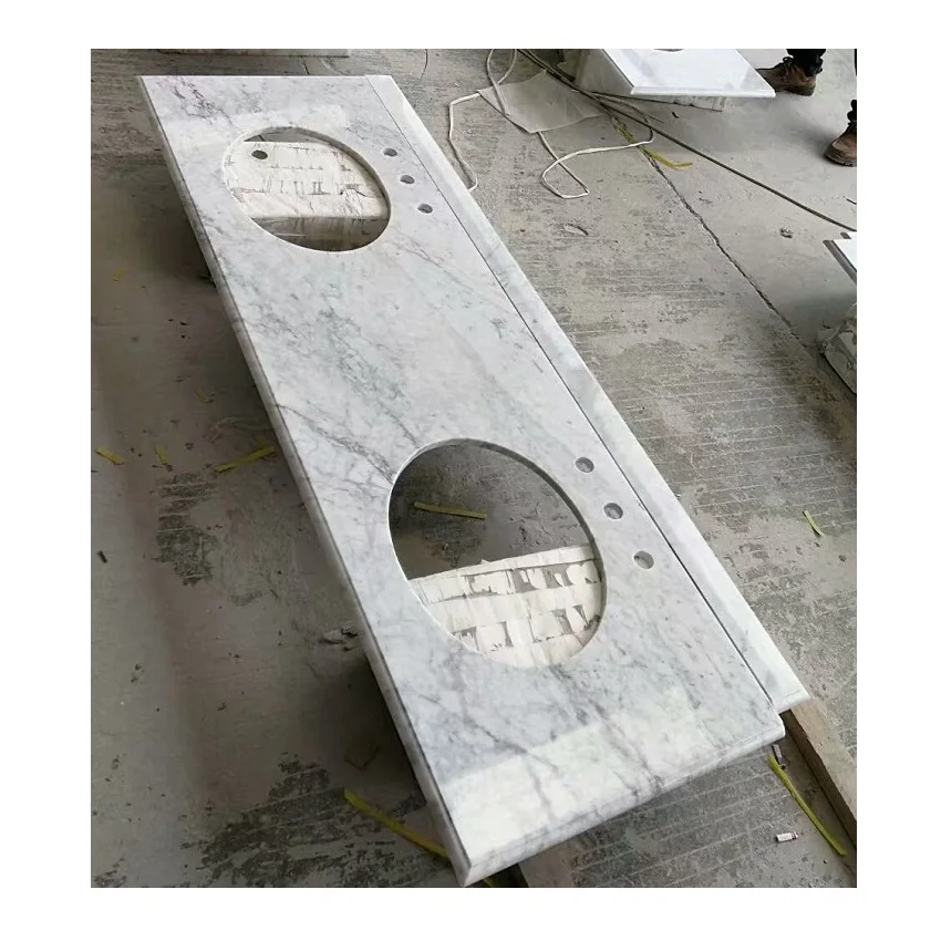 Customized Project Carrara White Marble 72 Inch Bathroom Vanity Top Bath Vanity Countertops Vanity Tops Buy 72 Inch Bathroom Vanity Countertops Vanity Tops Bath Vanity Product On Alibaba Com