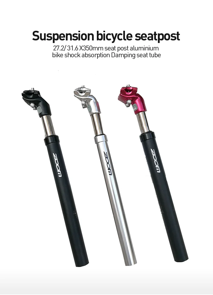 Zoom Suspension Seatpost Damping Bicycle Seat Post Seat Tube Mtb Bike