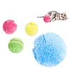 Electric pet toys Automatic convert direction interactive cat toy 4 color plush sleeves puzzle ball puppy small dog toy ball