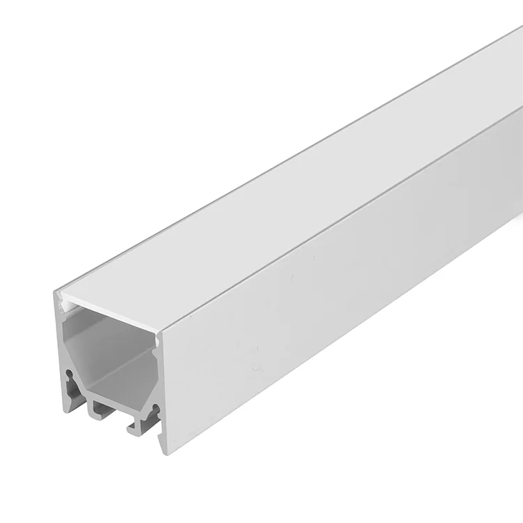 Aluminum led recessed led strip light profile milky cover channel tract Linear profile led Linear  light