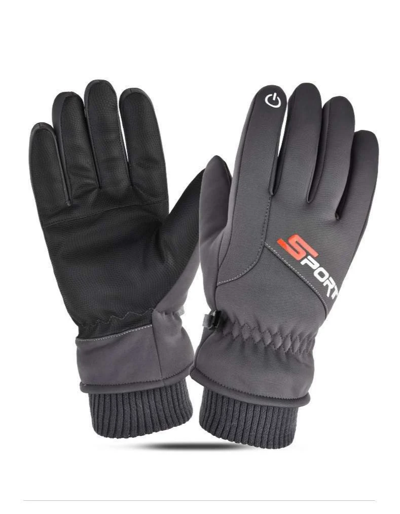 
Ski men and women touch-screen outdoor mountaineering and cycling winter cold waterproof warm gloves 