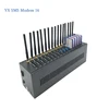 Cheap Multi Bulk SMS GSM Modem SMS/MMS Voice Call 16 Port With Free SMS Caster Software 16 Sim Cards GSM Modem Pool