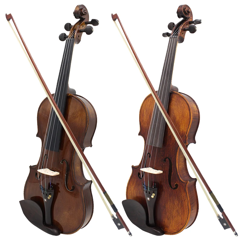 IRIN 4/4 Antique Matte & Bright Handmade Acoustic Violin from Yiwu