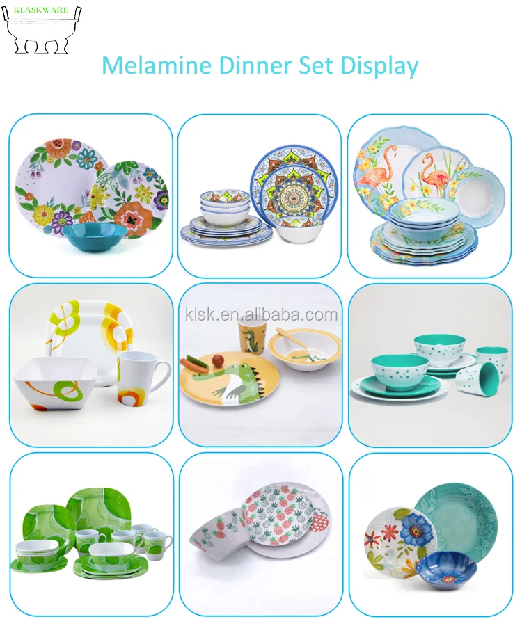 style outdoor salad mixing plastic picnic dinnerware melamine