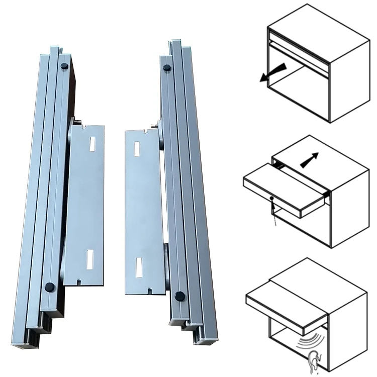 Space Saving Extendable Furniture Parts Kitchen Sliding Drawer Convertible Table