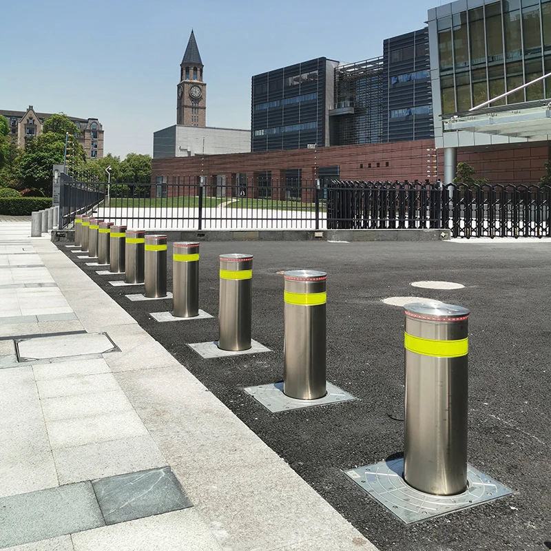 厂家不锈钢自动上升电动液压防撞柱进行访问控制